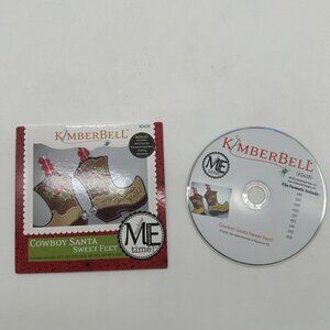Kimberbell Christmas Cowboy Santa Sweet Feet  Machine Embroidery CD KD638